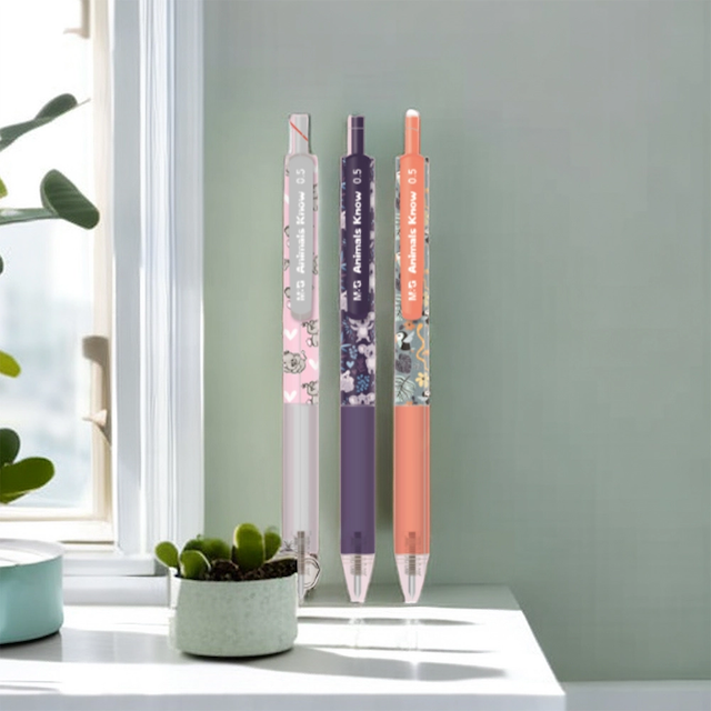 M&G Animals Know Ball Pen 0.5mm Blue