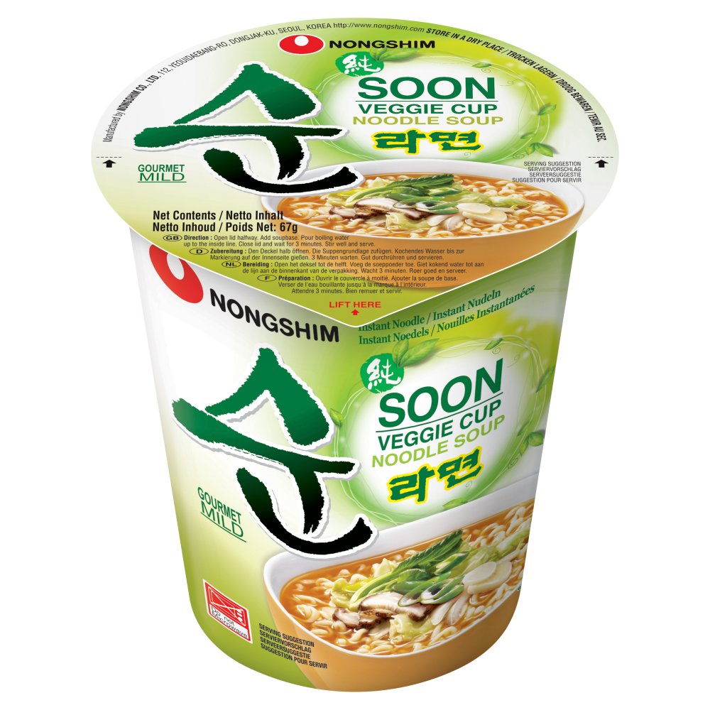 NONGSHIM SOON Veggie Cup 67g