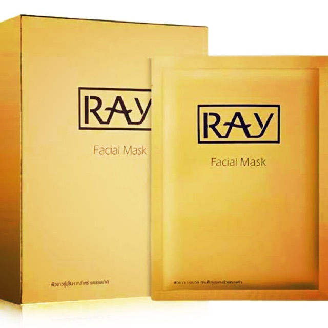 RAY FACIAL MASK Gold (1 Mask)