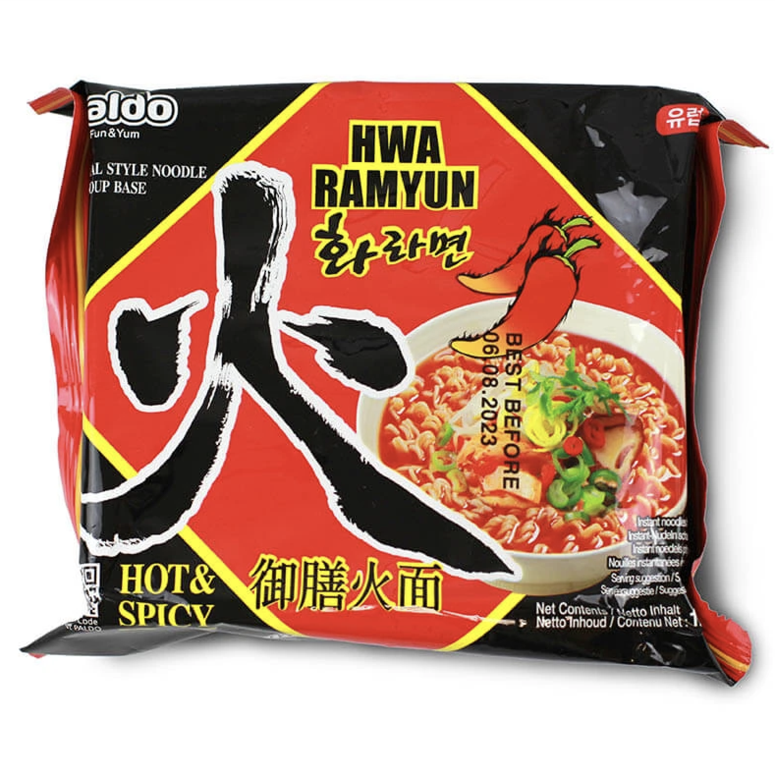 paldo HWA RAMYUN HOT Spicy 120g